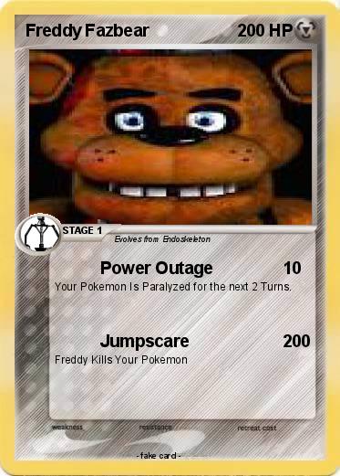 Pokemon Freddy Fazbear