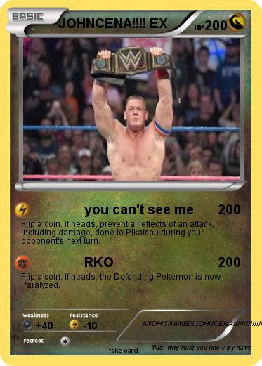 Pokemon JOHNCENA!!!! EX