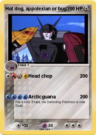 Pokemon Hot dog, appolexian or bug