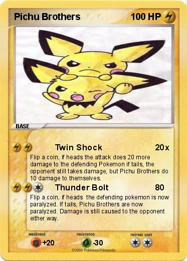 Pokemon Pichu Brothers