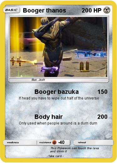 Pokemon Booger thanos