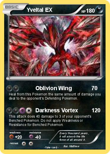 Pokemon Yveltal EX