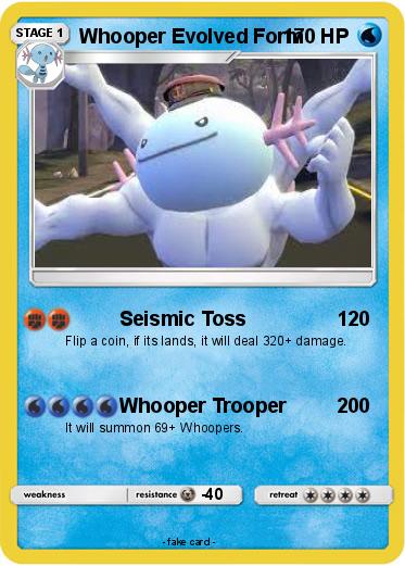 Pokemon Whooper Evolved Form