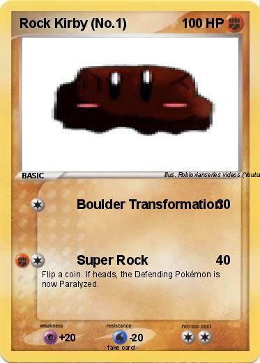 Pokemon Rock Kirby (No.1)
