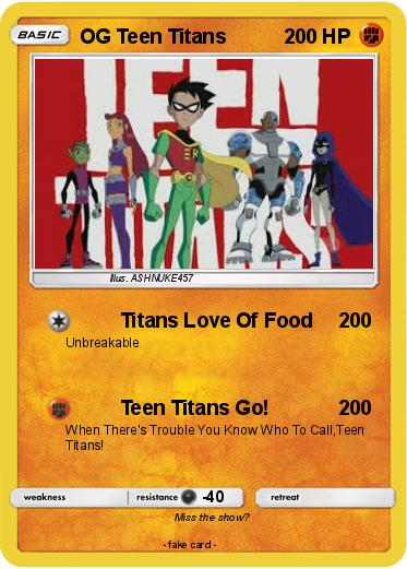 Pokemon OG Teen Titans