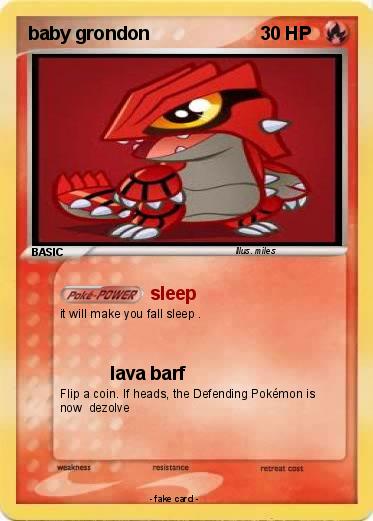 Pokemon baby grondon