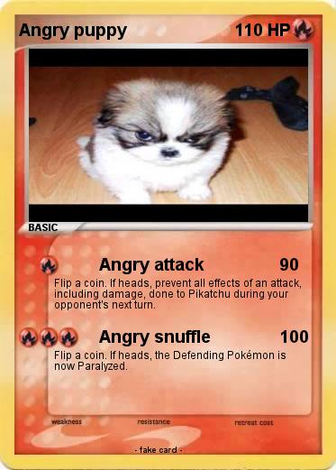 Pokemon Angry puppy