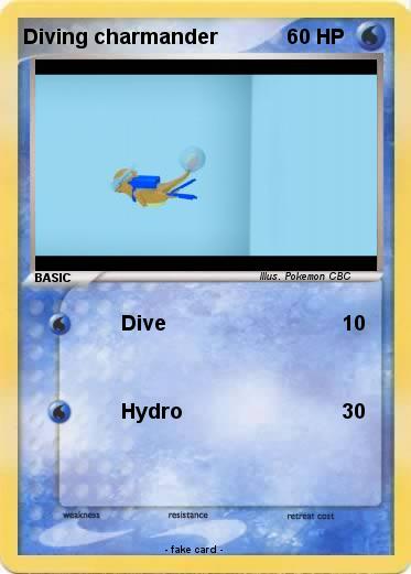 Pokemon Diving charmander