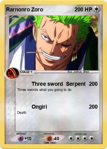 Pokemon Rarnonro Zoro