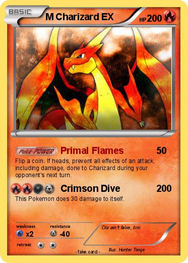 Pokemon M Charizard EX