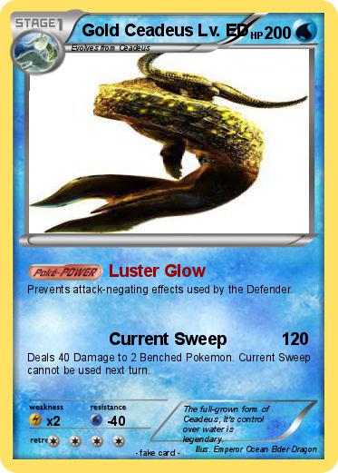 Pokemon Gold Ceadeus Lv. ED