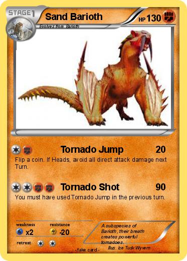 Pokemon Sand Barioth