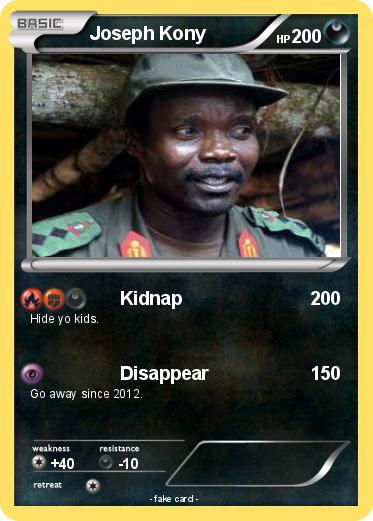 Pokemon Joseph Kony