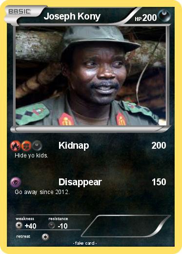 Pokemon Joseph Kony