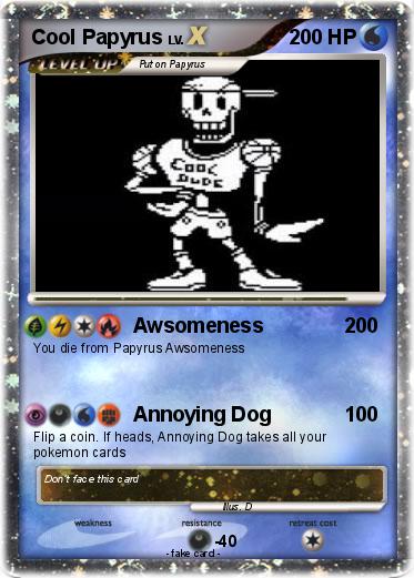 Pokemon Cool Papyrus