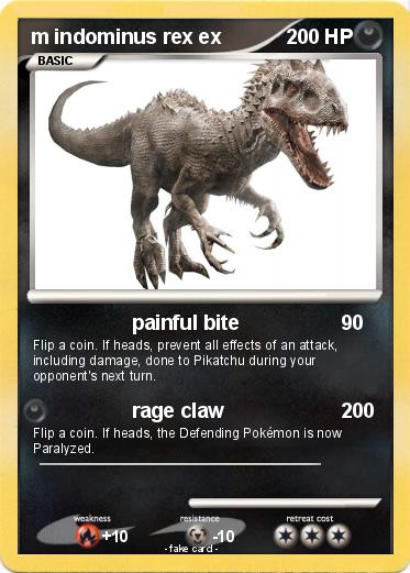 Pokemon m indominus rex ex