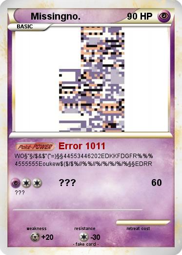 Pokemon Missingno.