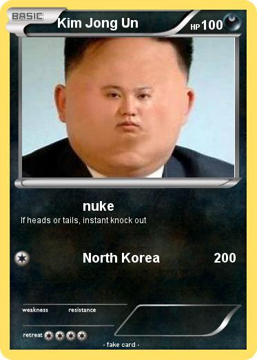 Pokemon Kim Jong Un