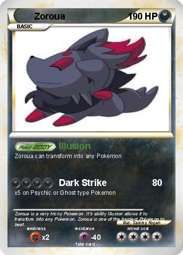 Pokemon Zoroua