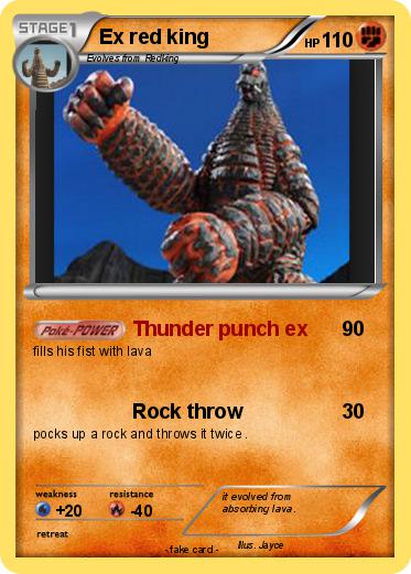 Pokemon Ex red king