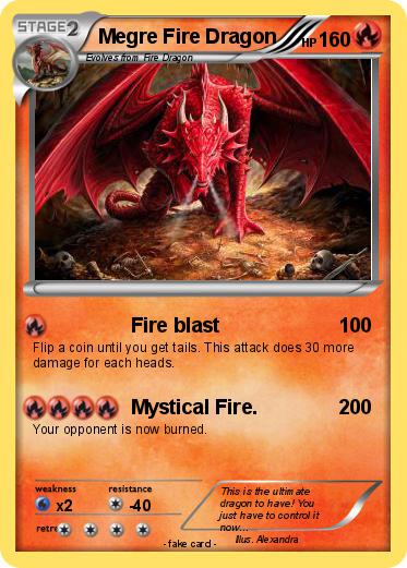 Pokemon Megre Fire Dragon