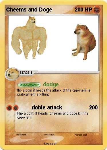 Pokemon Cheems and Doge
