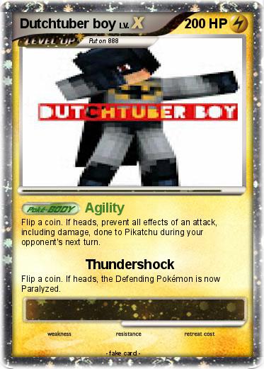 Pokemon Dutchtuber boy