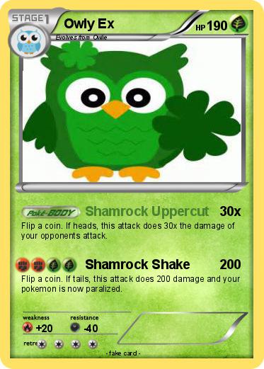 Pokemon Owly Ex