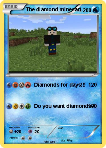 Pokemon The diamond minecart