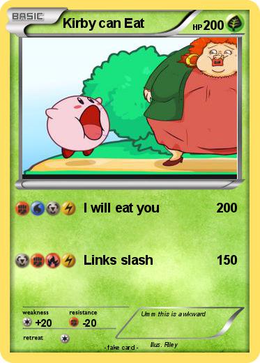 Pokemon Kirby can Eat