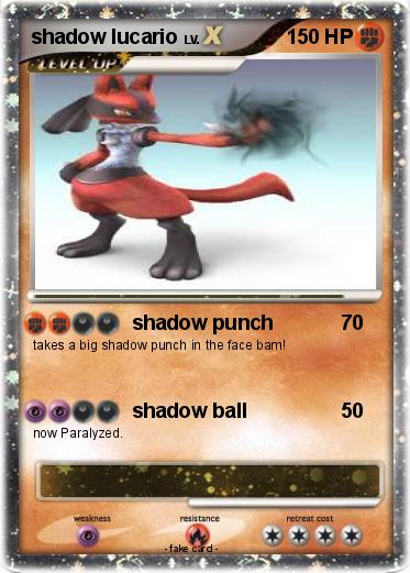 Pokemon shadow lucario
