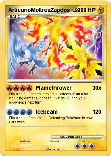 Pokemon ArticunoMoltresZapdos
