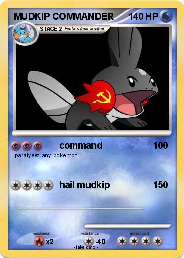Pokemon MUDKIP COMMANDER