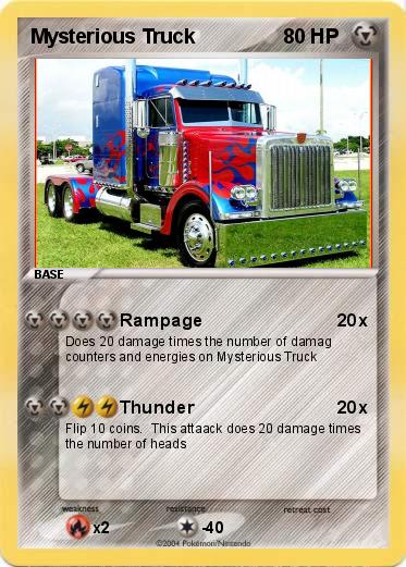 Pokemon Mysterious Truck