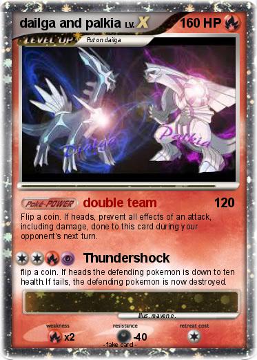 Pokemon dailga and palkia