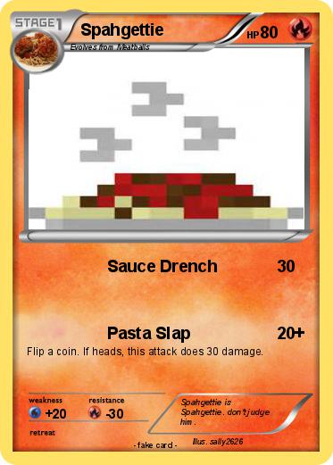 Pokemon Spahgettie