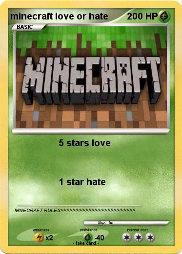 Pokemon minecraft love or hate