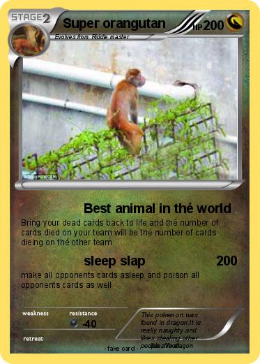 Pokemon Super orangutan