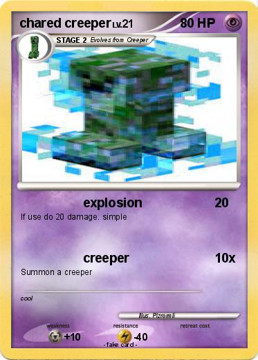 Pokemon chared creeper