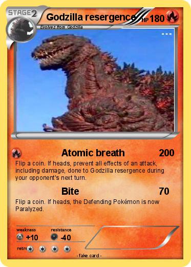 Pokemon Godzilla resergence