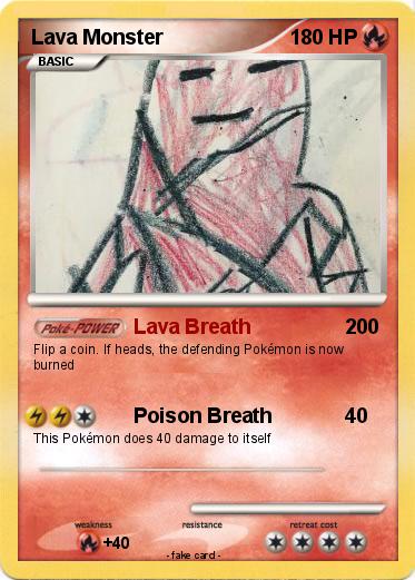 Pokemon Lava Monster