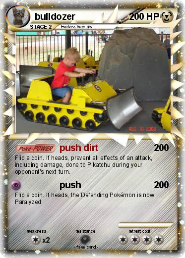 Pokemon bulldozer