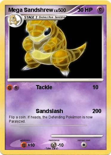 Pokemon Mega Sandshrew