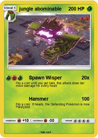 Pokemon jungle abominable