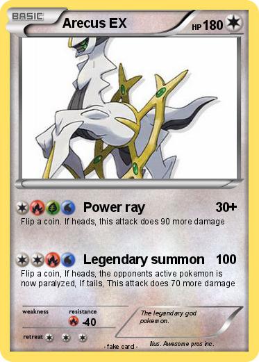 Pokemon Arecus EX