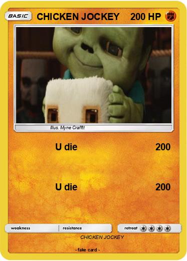 Pokemon CHICKEN JOCKEY