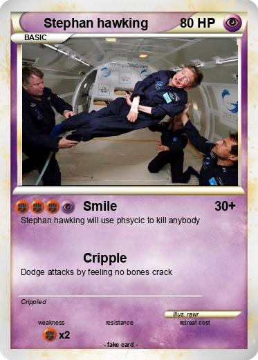 Pokemon Stephan hawking