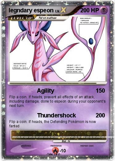Pokemon legndary espeon