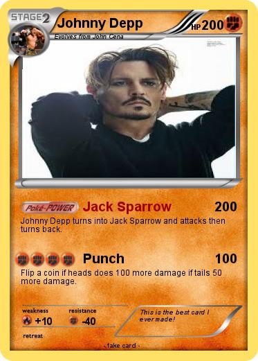 Pokemon Johnny Depp