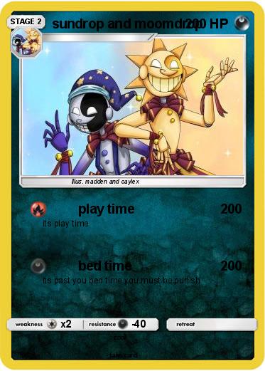 Pokemon sundrop and moomdrop